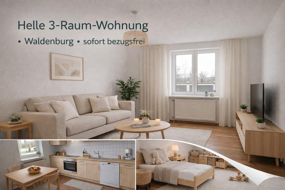 Thumbnail-✨ Helle 3-Raum-Wohnung in Waldenburg – ruhig gelegen & sofort bezugsfrei