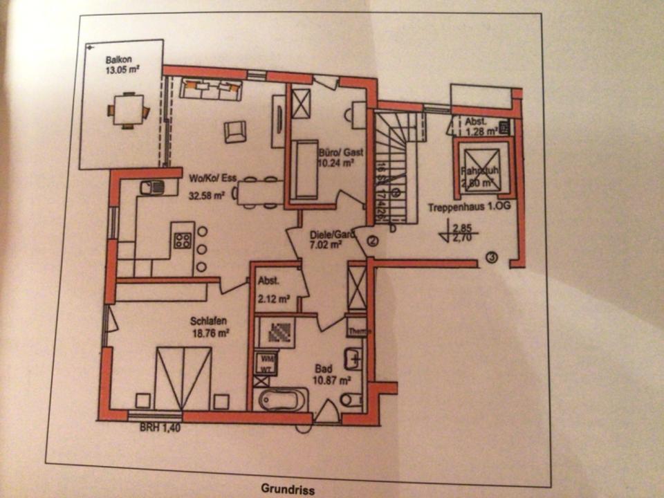 Thumbnail-Moderne 3-Zimmerwohnung