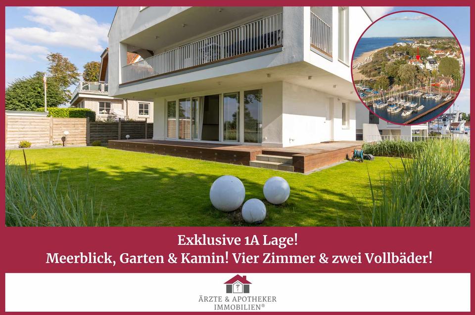 Thumbnail-Exklusive 1A Lage! Meerblick, Garten & Kamin! Vier Zimmer & zwei Vollbäder!