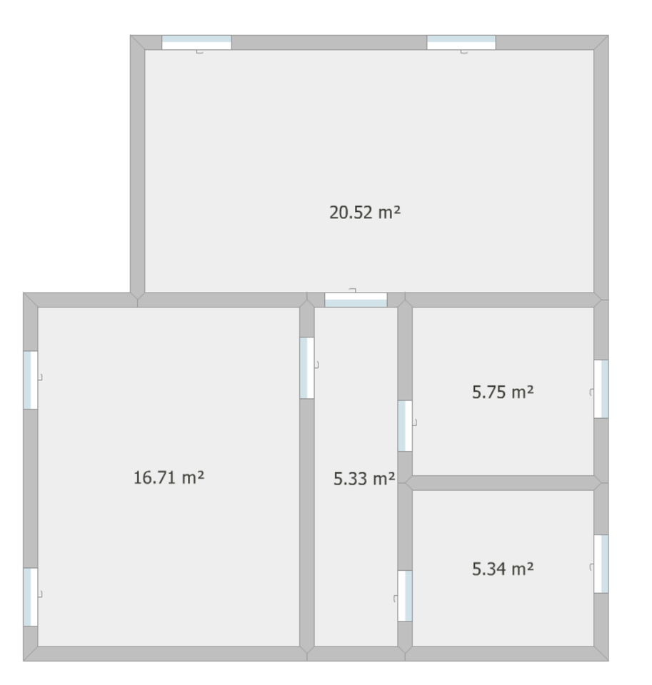 Thumbnail-2-Zimmer-DG-Wohnung in Klein Kussewitz (ca. 48 m²)