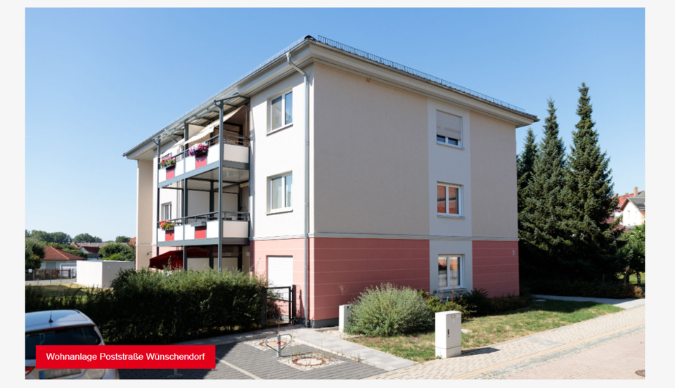 Thumbnail-Barrierefreie 2-Raum-Wohnung im Zentrum von Wünschendorf