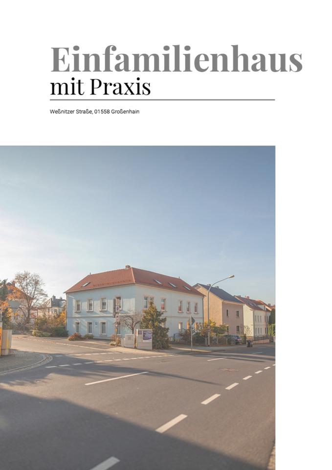 Thumbnail-Großzügiges Haus mit Praxis in Großenhain