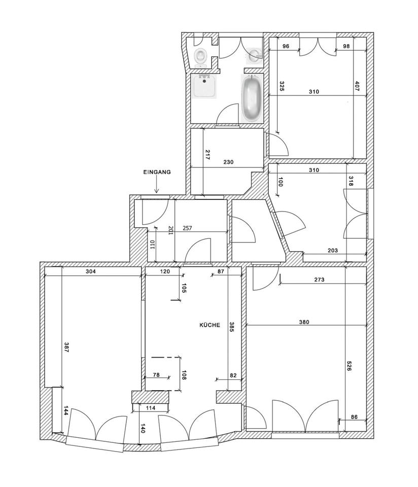 Thumbnail-Nordhausen Oberstadt, geräumige 3-Raum-Wohnung, Erdgeschoss