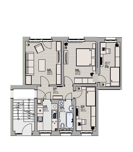 Thumbnail-Kleine 4 - Zimmer - Wohnung in Borbergnähe zu vermieten!