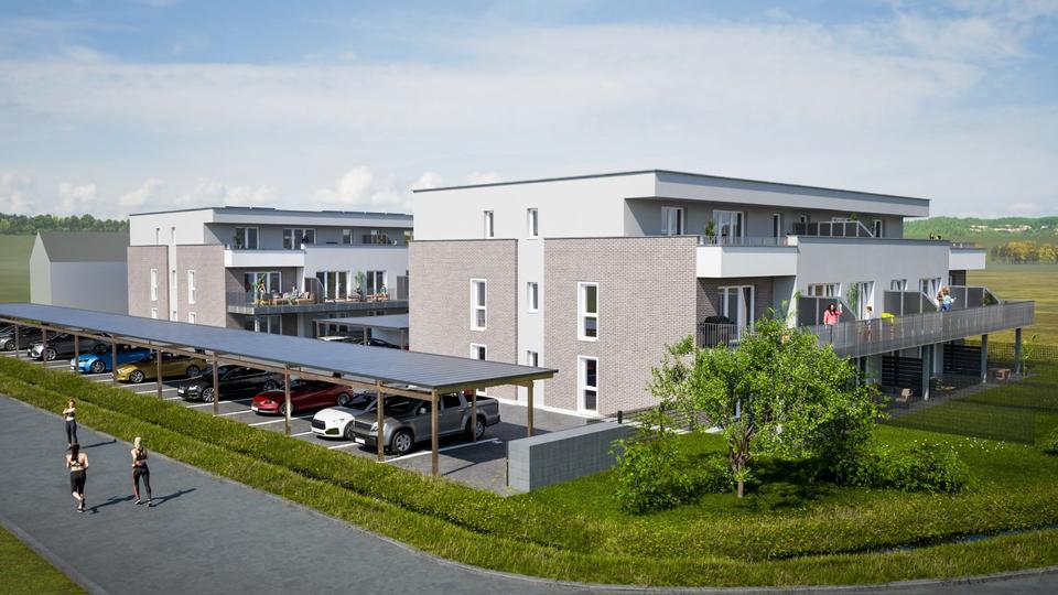 Thumbnail-exklusive Penthousewohnung mit großer Dachterrasse und Panoramablick ins Grüne
