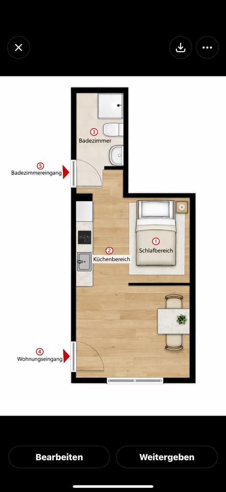 Thumbnail-Singlewohnung im Erdgeschoss – frisch renoviert