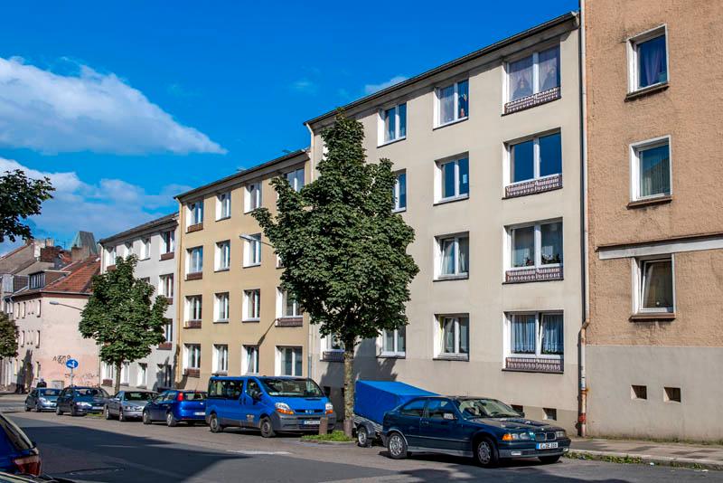 Thumbnail-Demnächst frei! 3-Zimmer-Wohnung. Blick auf Grünfläche