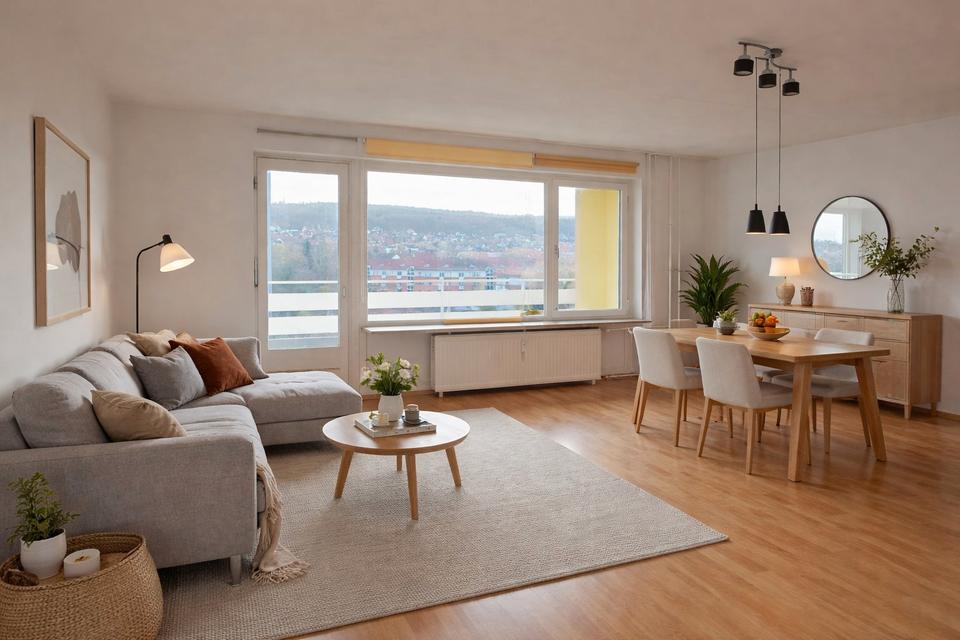 Thumbnail-Helle 1,5-Zimmer-Wohnung mit Südbalkon & Deisterblick - 6. OG