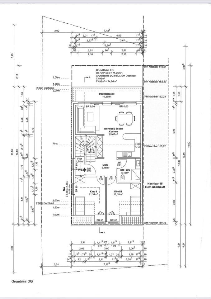 Thumbnail-Wohn Küche Esszimmer 2 Schlafzimmer 1 Badezimmer ca 60m2