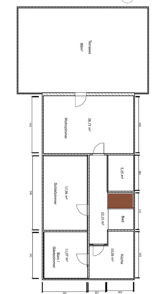 Thumbnail-Wohnung in Edertal, Giflitz 90m² mit Einbauküche