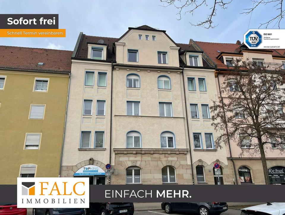 Thumbnail-Sofort frei! Urbanes Wohnen in Fürth: Großzügige 3 Zimmerwohnung zu vermieten!