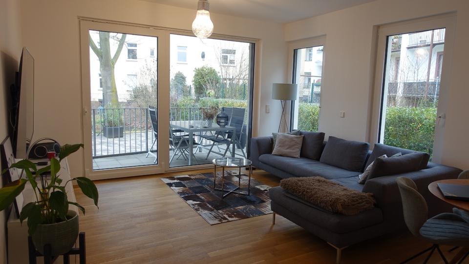 Thumbnail-Neuwertige 2-Zimmer-Erdgeschosswohnung mit Terrasse – Frankfurt-S