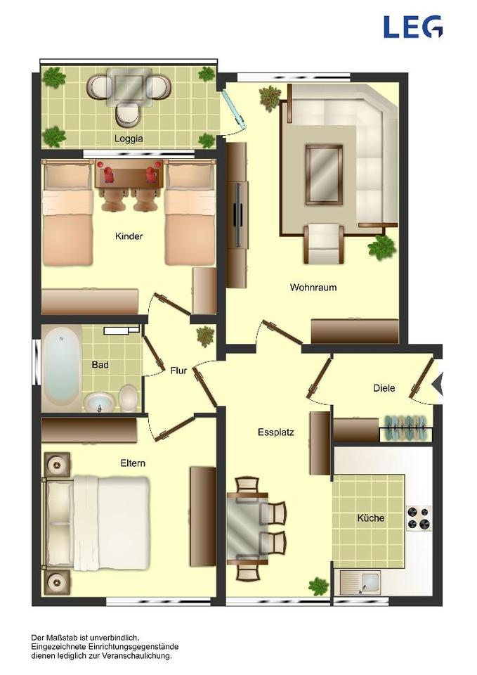 Thumbnail-3-Zimmer-Wohnung in Wuppertal Oberbarmen-Wichlinghausen!