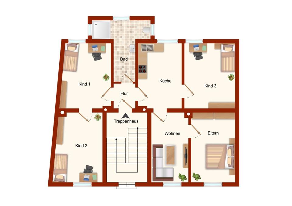 Thumbnail-Große Erdgeschoßwohnung Hessler zum Verkauf, leerstehend