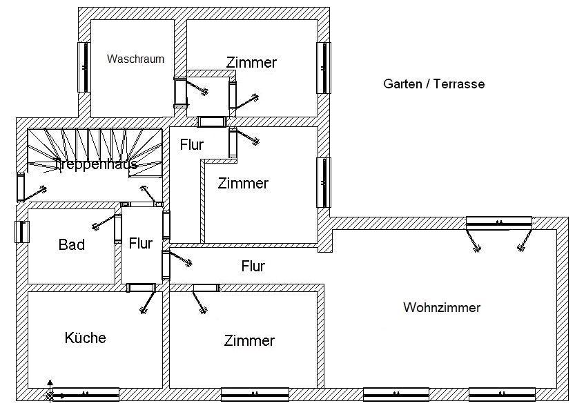 Thumbnail-Neu renovierte 5-Zimmer-Wohnung mit großer Terrasse & Garten