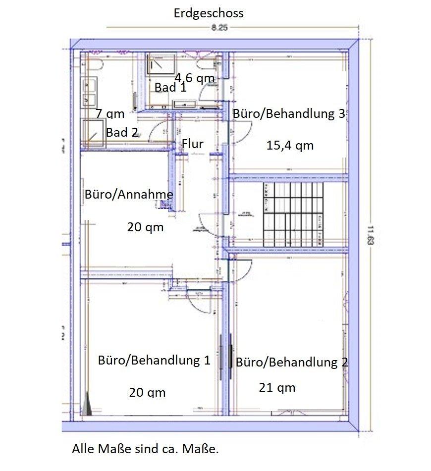Thumbnail-Sanierte PraxisKanzlei in 90471 Langwasser zu vermieten