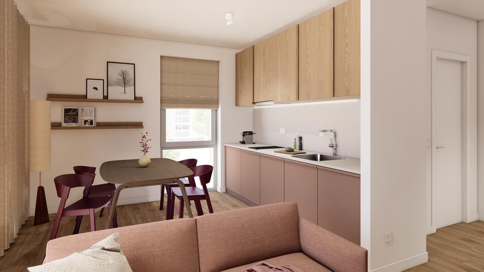 Thumbnail-Möbliertes Studio Plus Medium mit Gemeinschaftsflächen: Padelplatz, Fitness, Dachterrasse & mehr