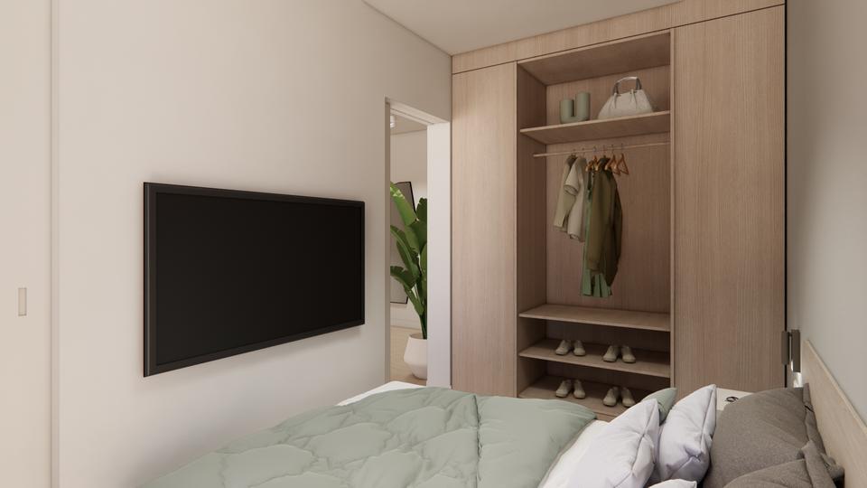 Thumbnail-Möbliertes Studio Plus Large mit Gemeinschaftsflächen: Padelplatz, Fitness, Dachterrasse & mehr