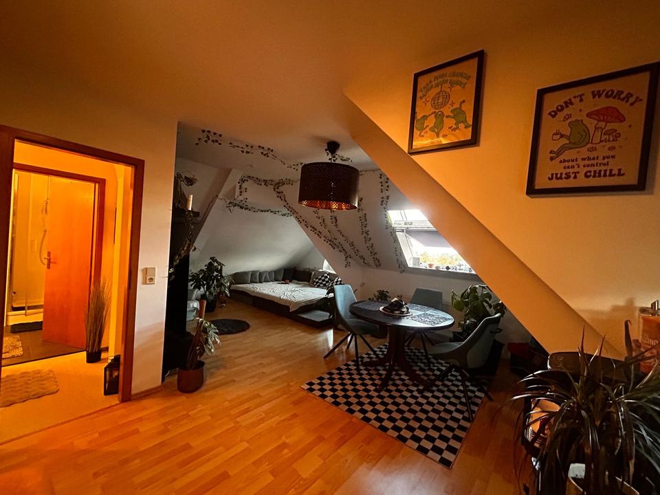 Thumbnail-Gemütliche 2-Zimmer-Dachgeschosswohnung in Bad Langensalza