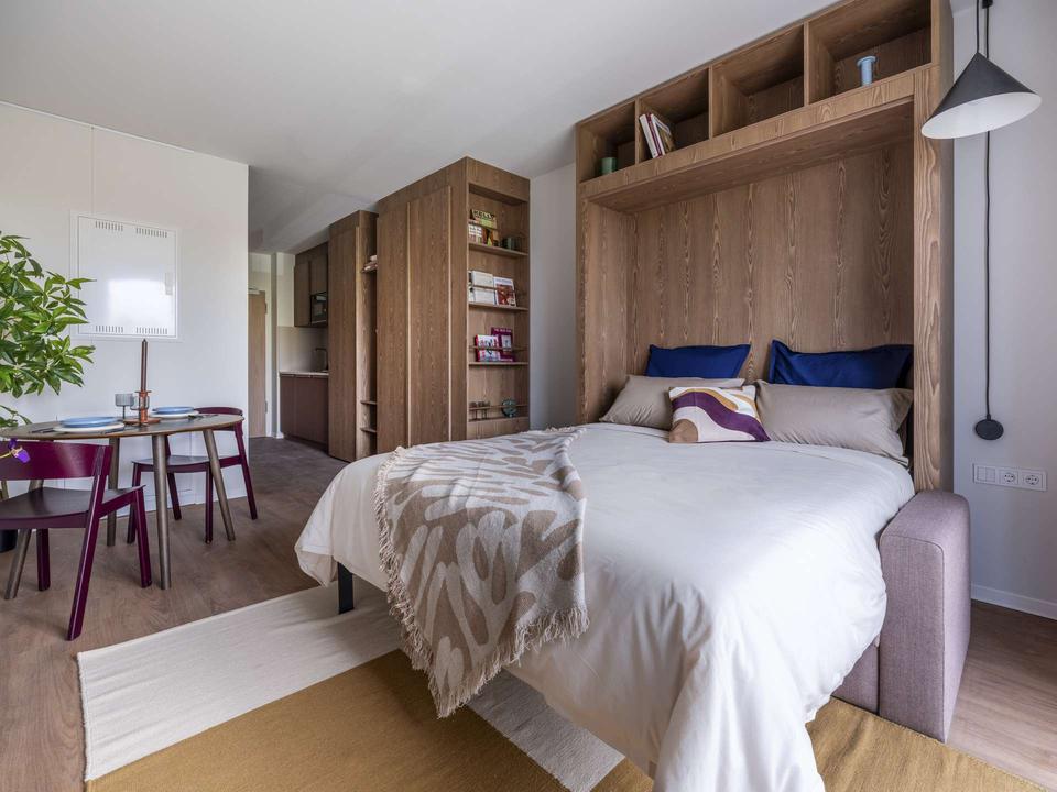 Thumbnail-Möbliertes Studio Standard mit Gemeinschaftsflächen: Padelplatz, Fitness, Dachterrasse & mehr