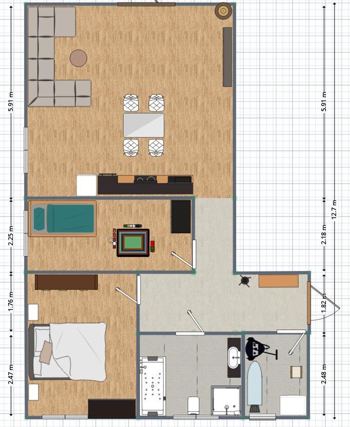Thumbnail-Stilvolle 3-Zimmer Wohnung mit WBS