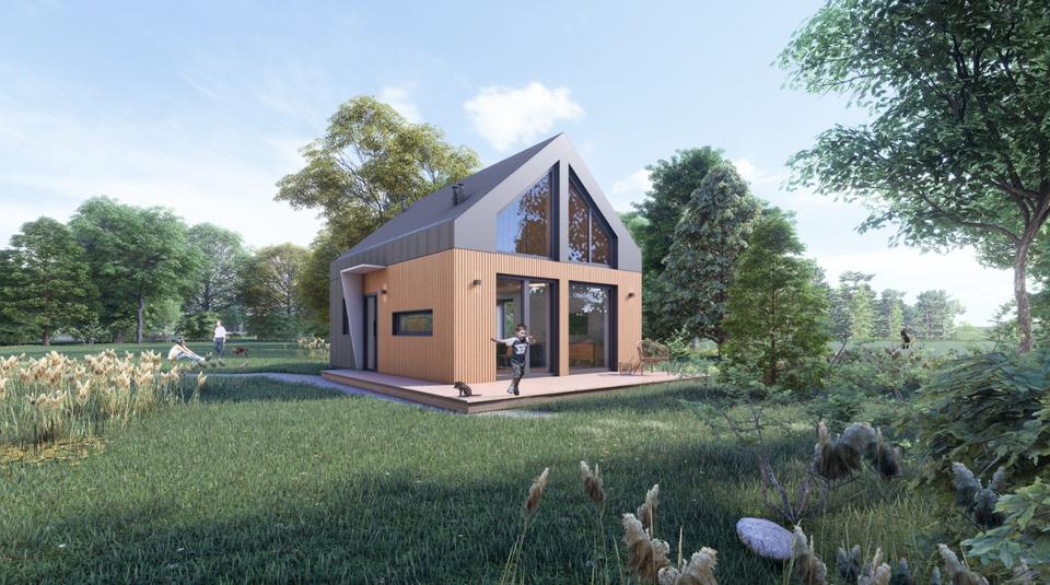 Thumbnail-Modulhaus - Offen für modernes Wohnen im Einklang mit der Natur.