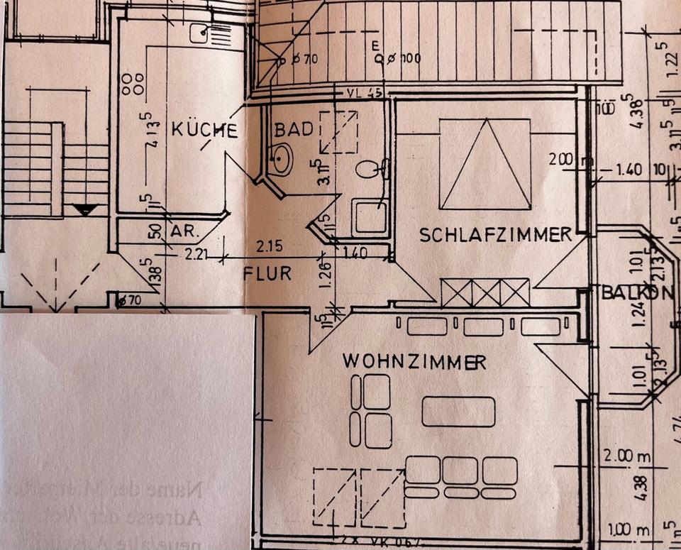 Thumbnail-Hövelhof : Dachgeschoss 2 Zimmer, Küche, Bad 66qm