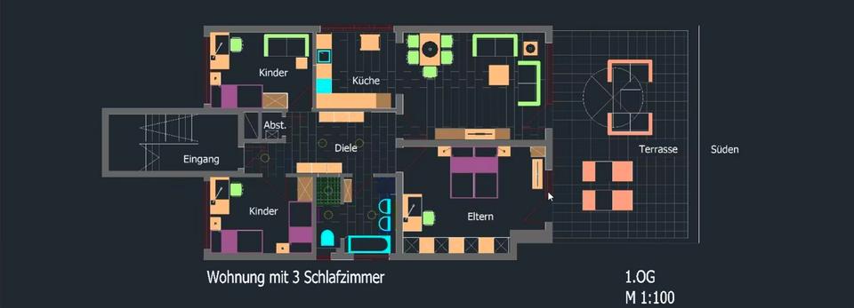 Thumbnail-4,5 Zimmerwohnung Gummersbach Stadtmitte vollständig renoviert