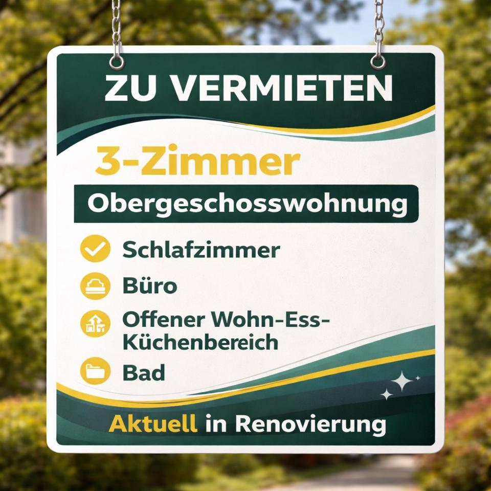 Thumbnail-Top moderne 3 Zimmer-Obergeschosswohnung