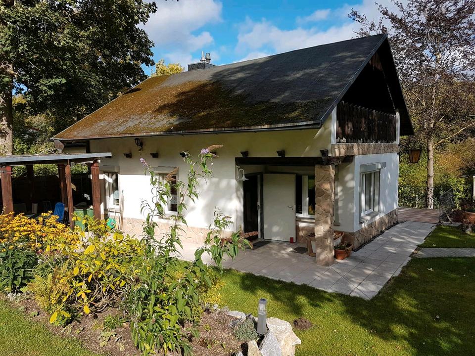 Thumbnail-Freistehendes Ferienhaus Harz bei Wernigerode Hund grosser Garten