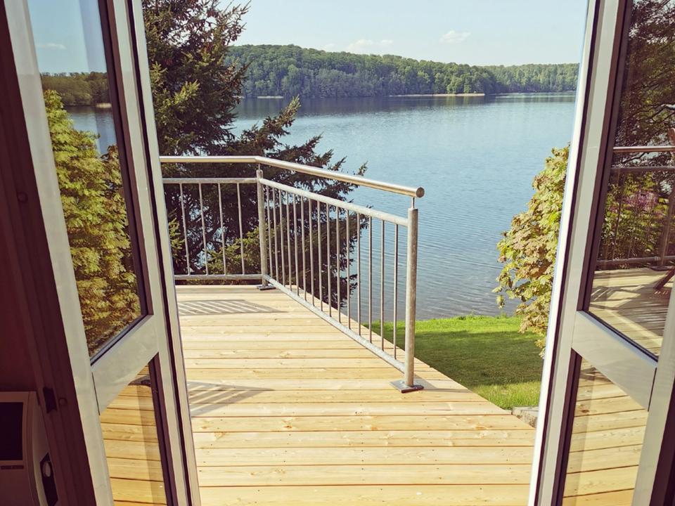 Thumbnail-Hütte direkt am See mieten Ferienhaus Mecklenburg Schwerin Ostsee