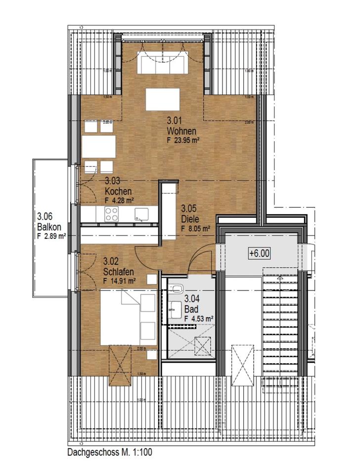 Thumbnail-2-Zimmer-Wohnung im Neubau am Clemens-Hospital, Münster