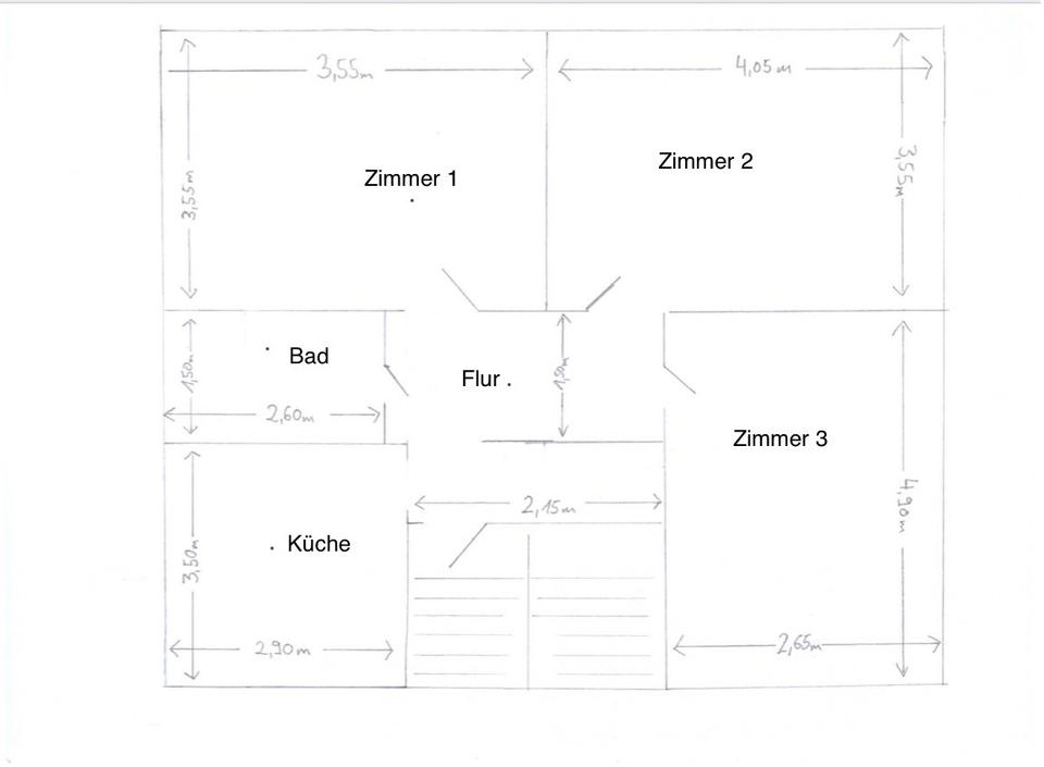 Thumbnail-3 Zimmer Ledburg Burg zum 01.04. frei WG möglich