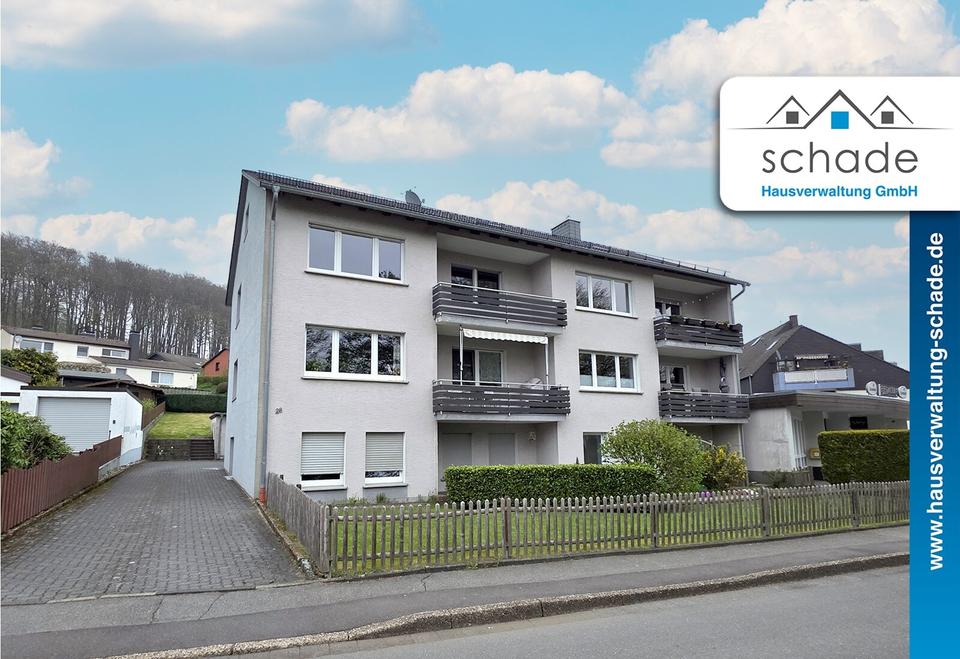 Thumbnail-SCHADE HAUSVERWALTUNG - 3-Zimmerwohnung mit Balkon und Garage in Lüdenscheid zu vermieten!