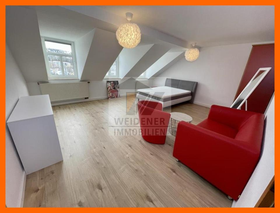 Thumbnail-Möblierte, moderne 1-Raum Wohnung mit Fernblick, neuwertiger EBK und Badewanne!