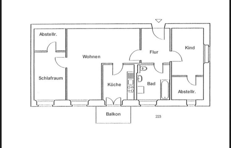 Thumbnail-3-Raum-Wohnung in Bad Freienwalde