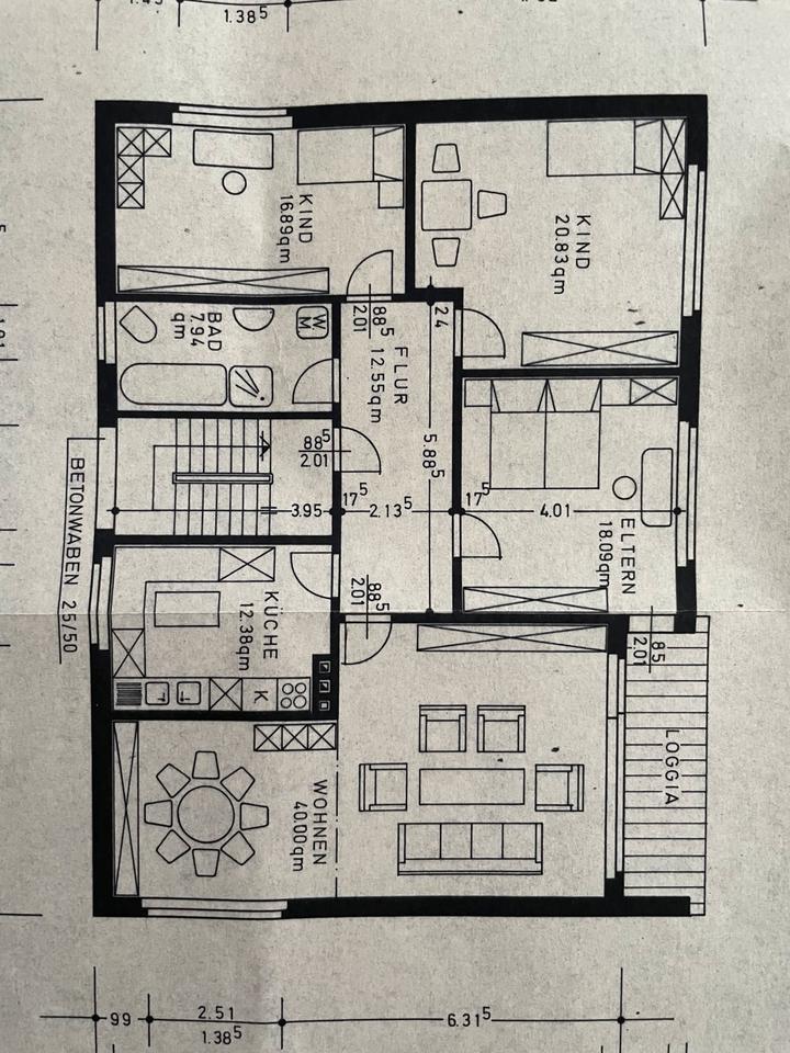 Thumbnail-Schöne Mietwohnung 49453 Dickel, 4 Zimmerwohnung 1. OG 127 qm