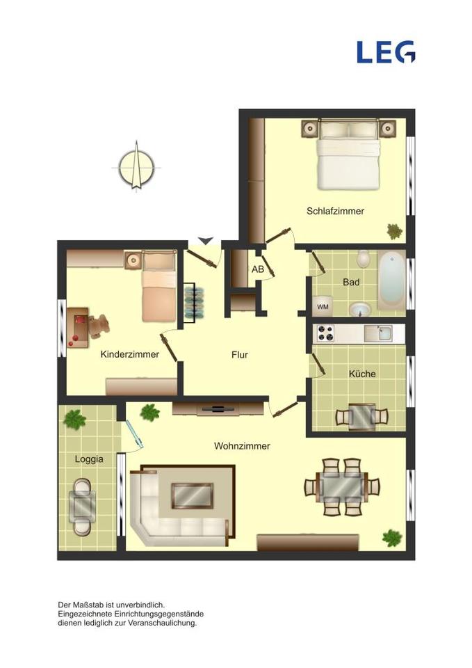 Thumbnail-Mittendrin statt nur dabei. Mit neuen Bad und PVC Bodenbelag.