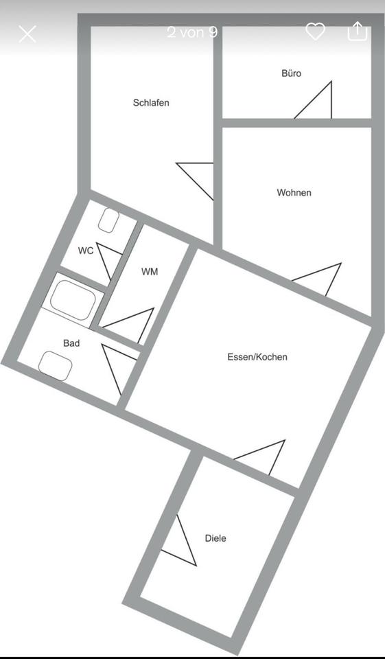 Thumbnail-3-Zimmer Wohnung in Jeßnitz