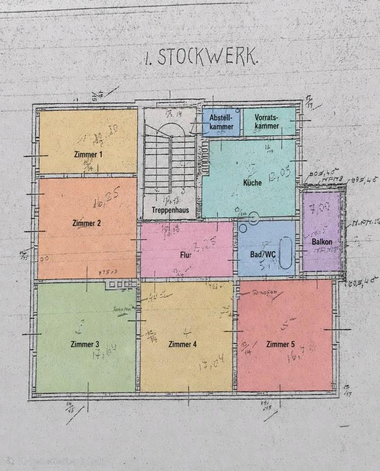 Thumbnail-Weimar Westvorstadt - Brahmsstraße - 5-Raum-Wohnung zu vermieten