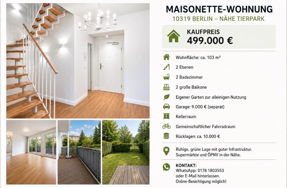 Thumbnail-Wohnung 103 m2 in Lichtenberg Berlin