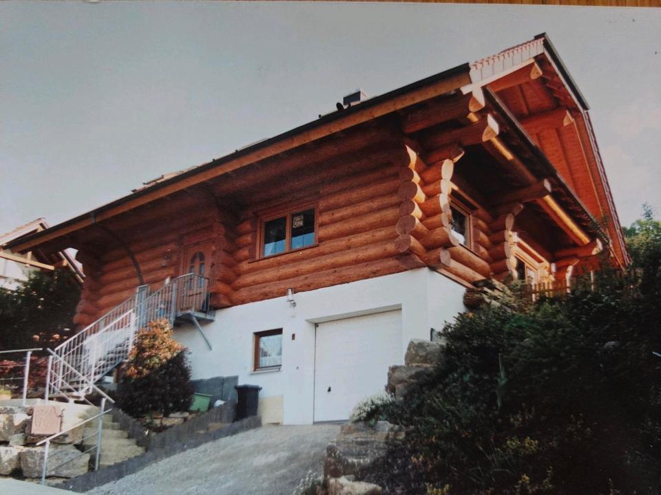 Thumbnail-Lichtdurchflutetes Holzstammhaus provisionsfrei in 74743 Seckach