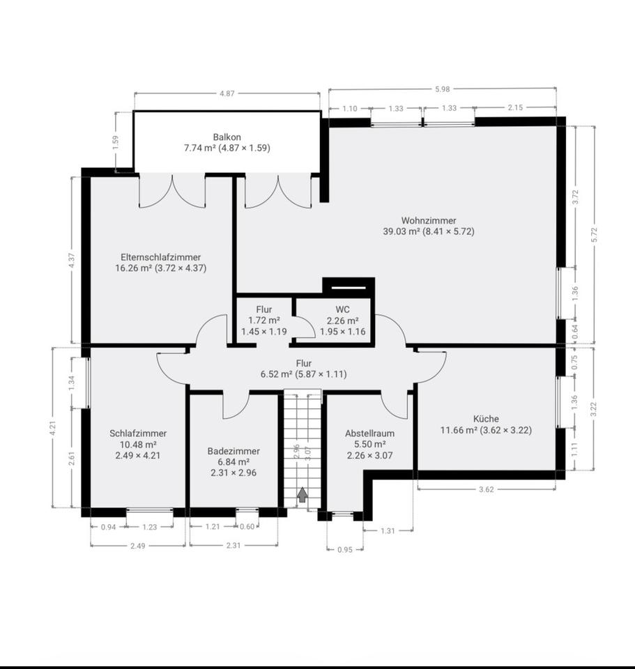Thumbnail-Helle 3-Zimmer Wohnung mit Balkon in Oyten (Bassen)