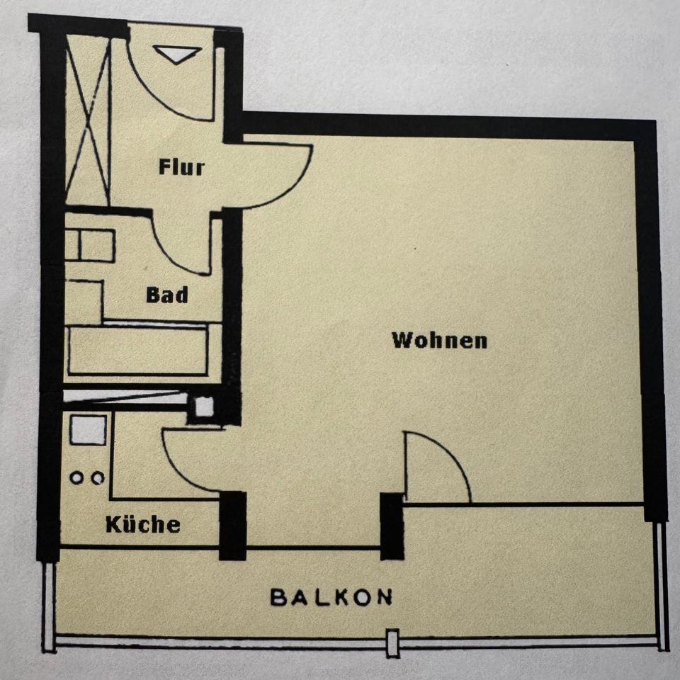Thumbnail-Provisionsfrei: 1-Zimmer-Wohnung in Obersendling