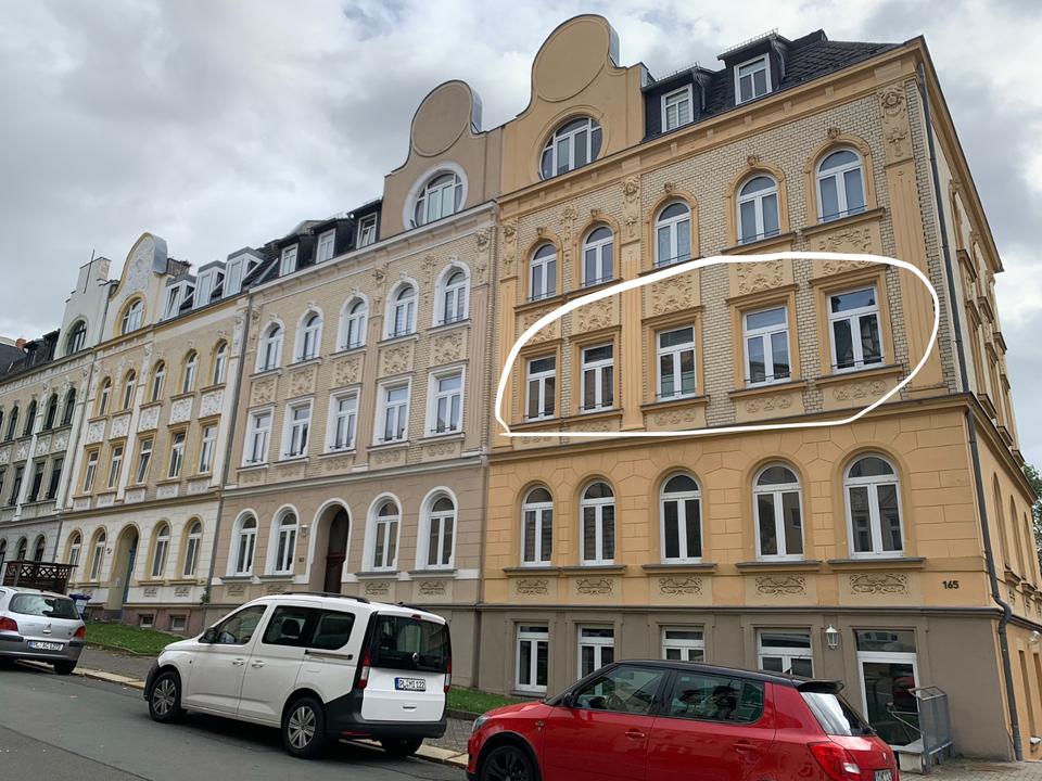 Thumbnail-Helle 3-Zi-Wohnung mit Süd-West-Balkon in ruhiger Lage in 08525