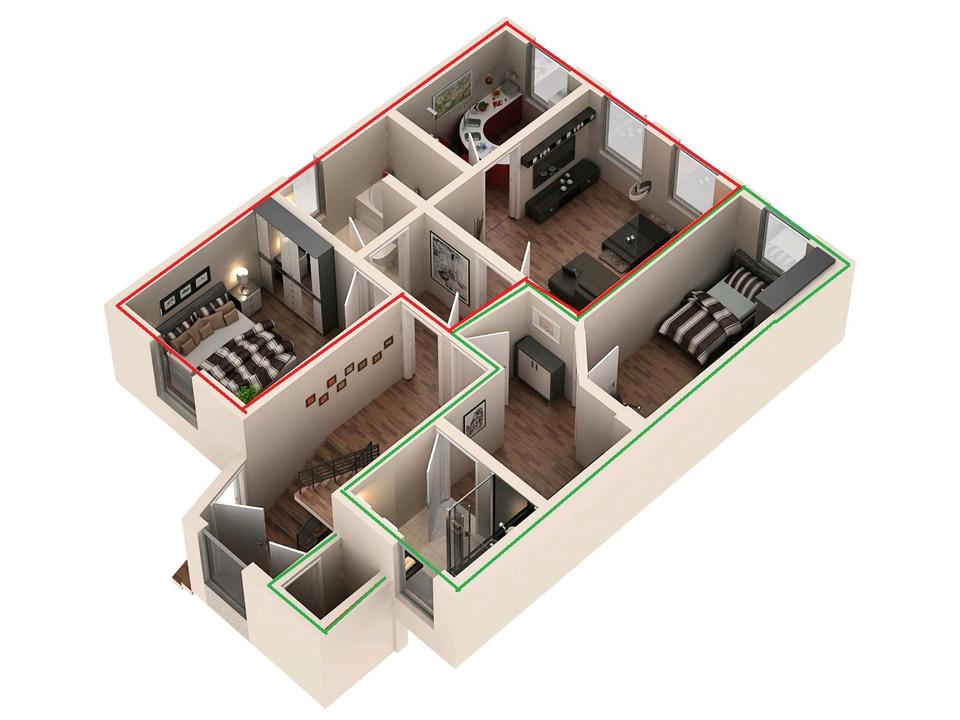Thumbnail-Kleine Wohnung in modernisierten Haus