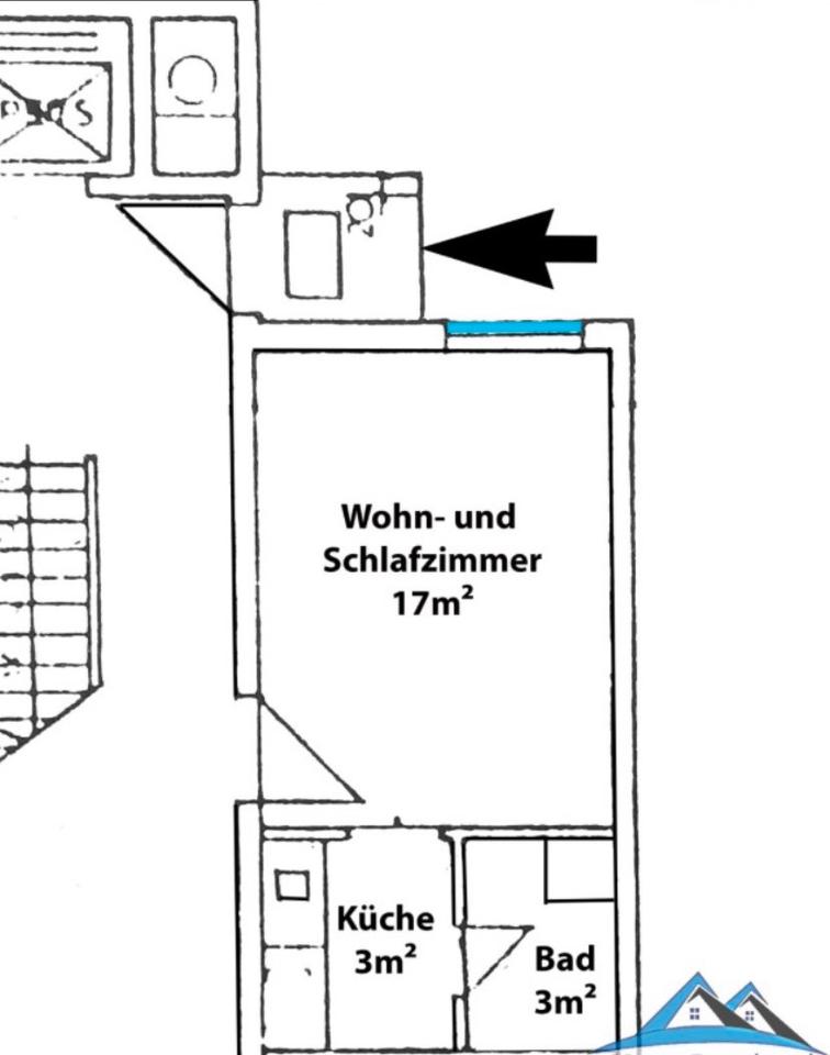 Thumbnail-1-Zimmer-Wohnung mit Swimming Pool zu vermieten. Frei ab 1.12.26