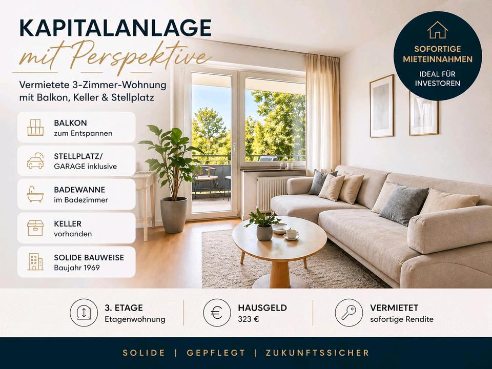Thumbnail-Sichere Kapitalanlage mit 3 Stellplätzen