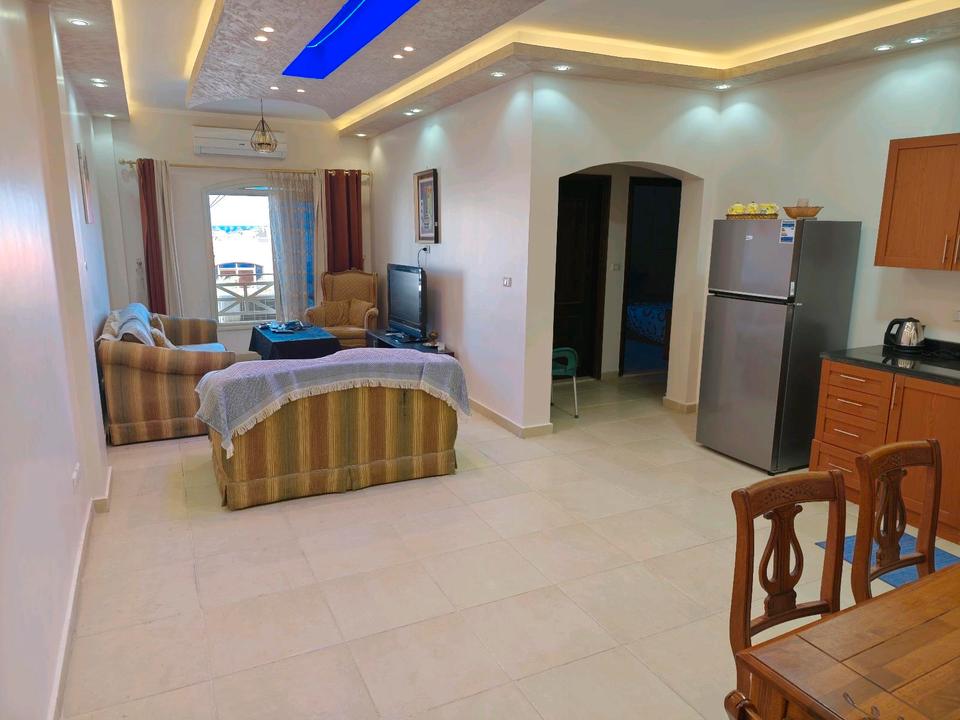 Thumbnail-Hurghada Arabia, Möbliertes Apartment 130m2. 1 Stock. 200m ~Meer