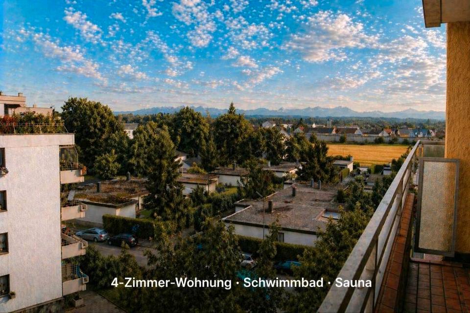 Thumbnail-VERKAUF 4-ZIMMER-WOHNUNG MIT SÜDBALKON, POOL & SAUNA IN OLCHING